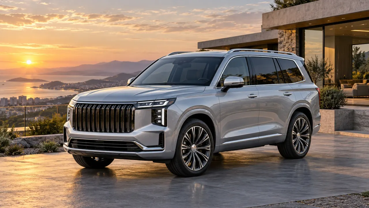 SUV na zdjęciu poglądowym