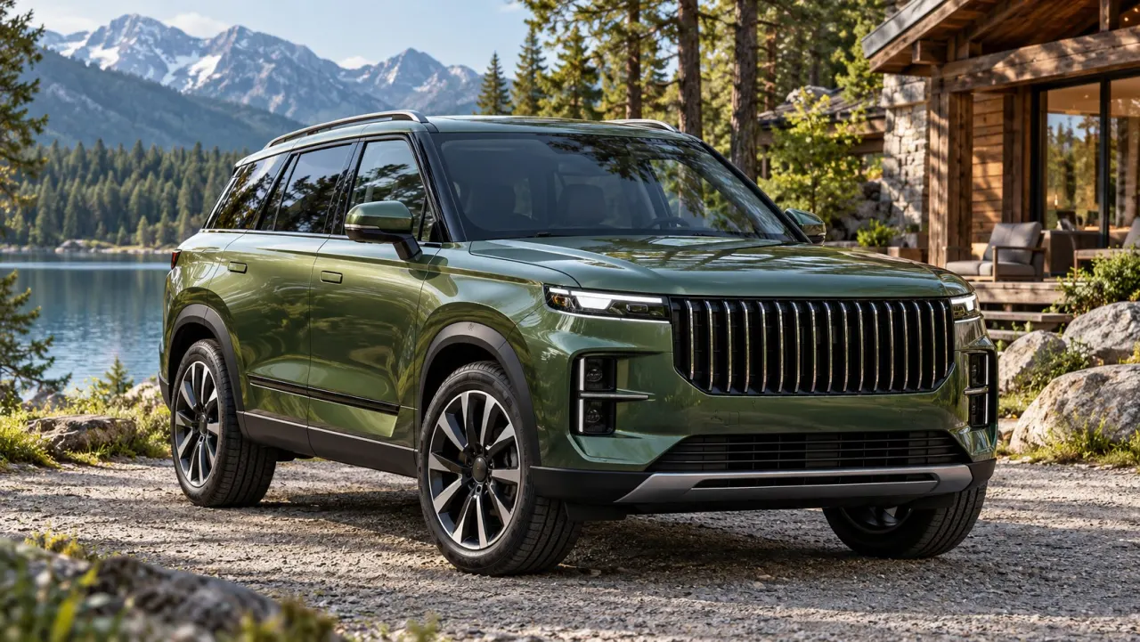 SUV na zdjęciu poglądowym