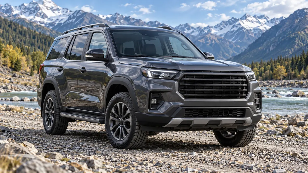 SUV na zdjęciu poglądowym