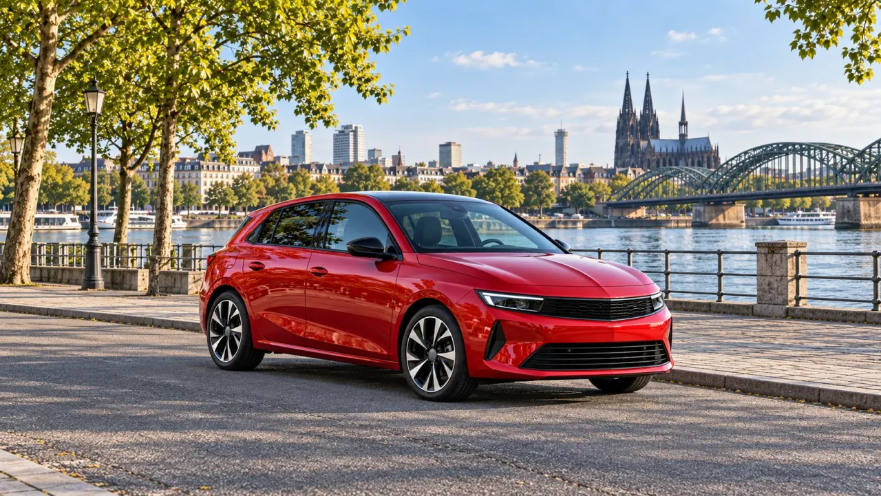 Hatchback na zdjęciu poglądowym