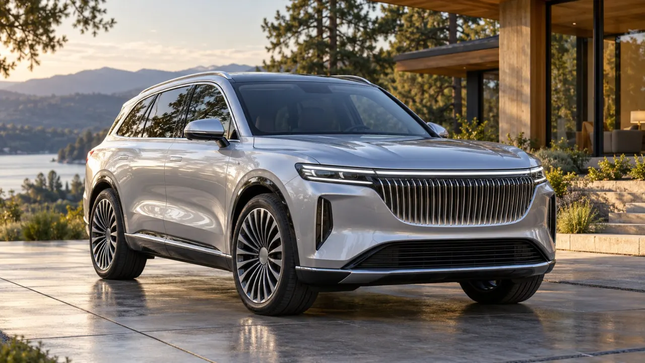 SUV na zdjęciu poglądowym