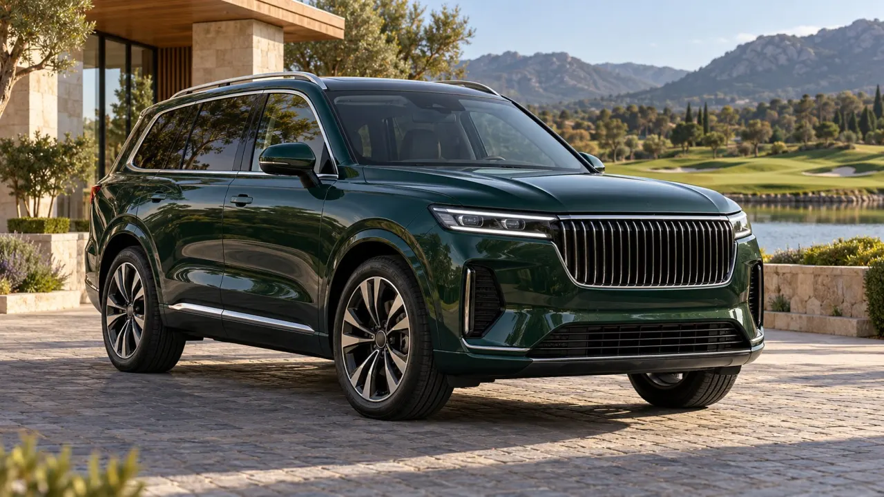 SUV na zdjęciu poglądowym